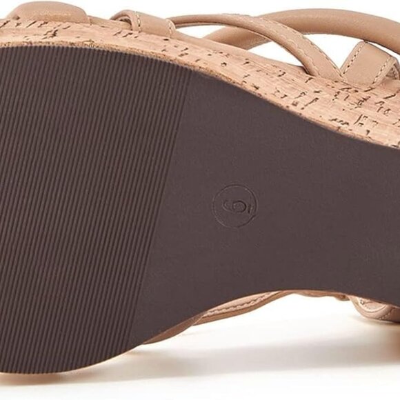 Women Cork Wedge Sandals Platform Espadrilles Summer Shoes Size 7 - Picture 6 of 6